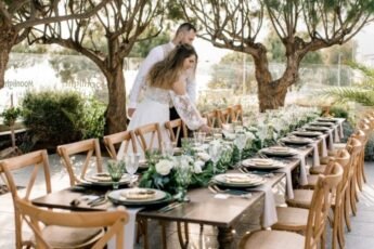 Intimate villa wedding in Crete island