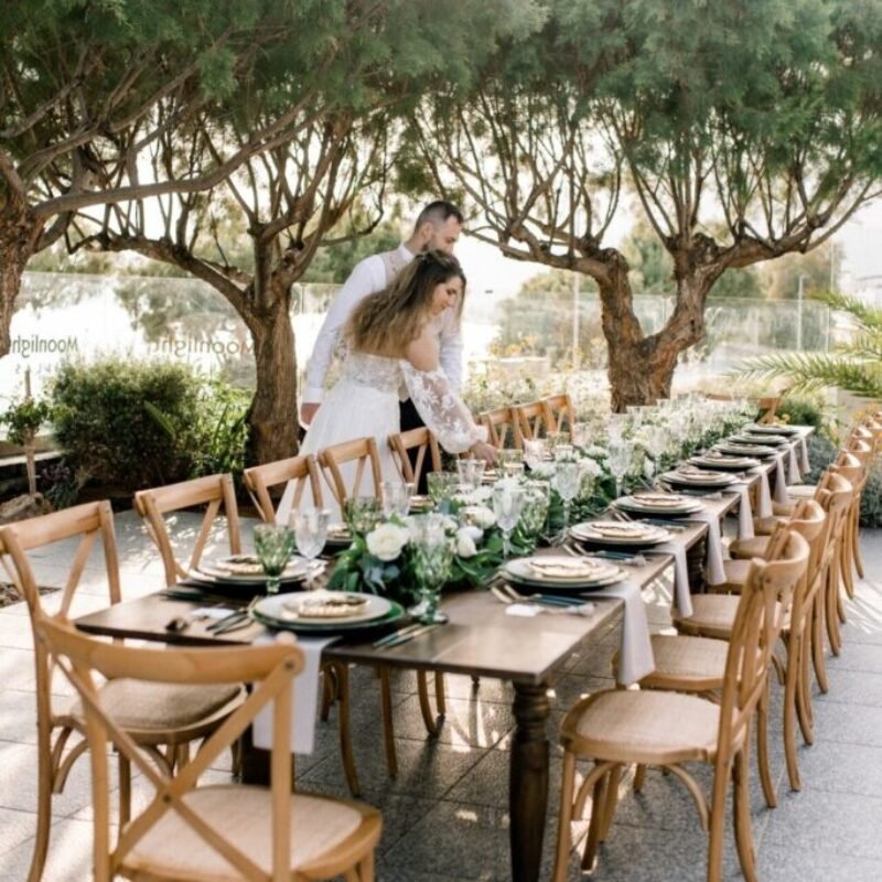 Intimate villa wedding in Crete island