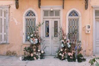 Breathtaking wedding in an abandoned building in Crete