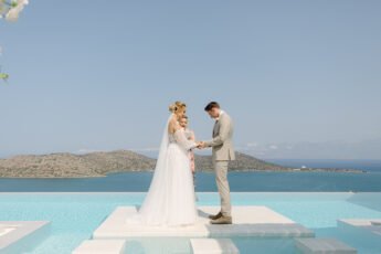 Julia & Dominik’s Romantic Wedding in Elounda, Crete