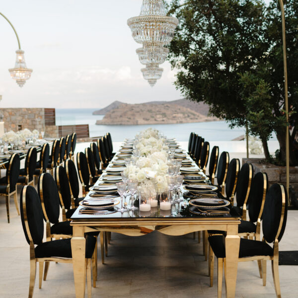 Marina & Giovanni: A Black & White Dream Wedding in Crete