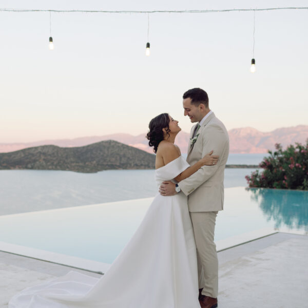 Mary & Max’s Unforgettable Elounda Wedding