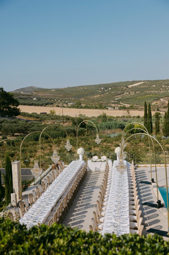 luxurious wedding in Greece